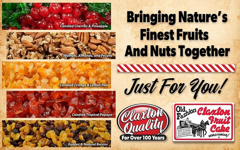 Claxton Fruit Cake - 3-16 Oz. Fruit Cakes - Individually Wrapped For Freshness - Image 4