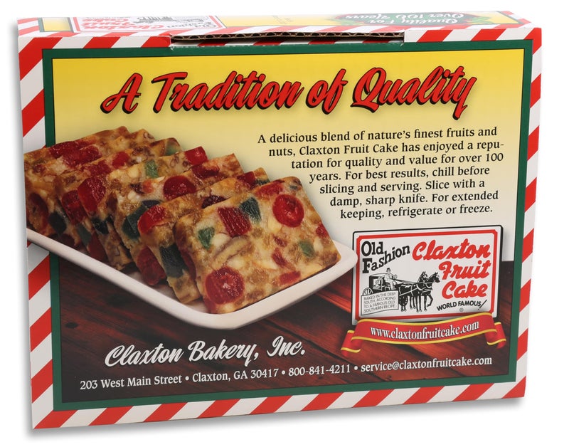 Claxton Fruit Cake - 3-16 Oz. Fruit Cakes - Individually Wrapped For Freshness - Image 2