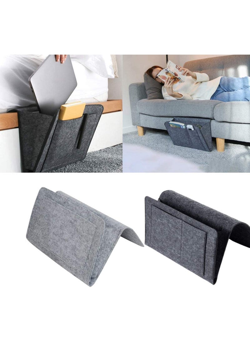TCCO ENTERPRISE TCCO ENTERPRISE 5 Pockets Bedside Caddy Original Design Large Size 9x13 Laptop Holder 100 Handmade College Room Kids Bunk Bed Hospital Bed Night Hanging Storage Organizer for MagazineIpadTabletRemotes  - Image 5