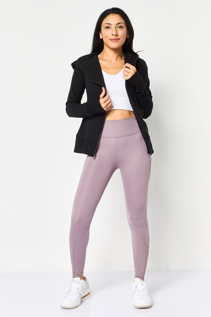 Nike Women Sportswear Fit Long Sleeve Training Hoodies, Black - Image 2