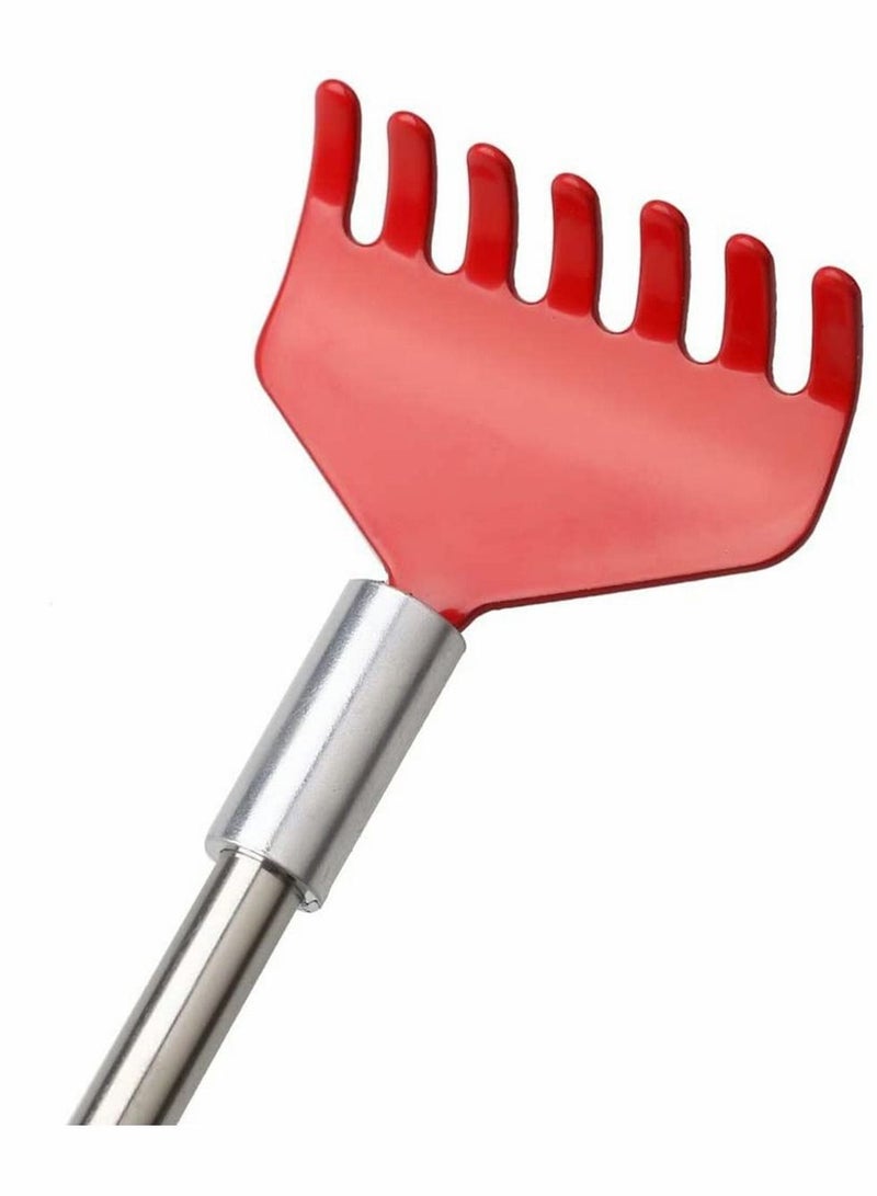 2 Pack Extendable Back Scratcher, Portable Metal Stainless Steel Telescoping Scratcher Tool for Elders Men Women Kids - Image 5