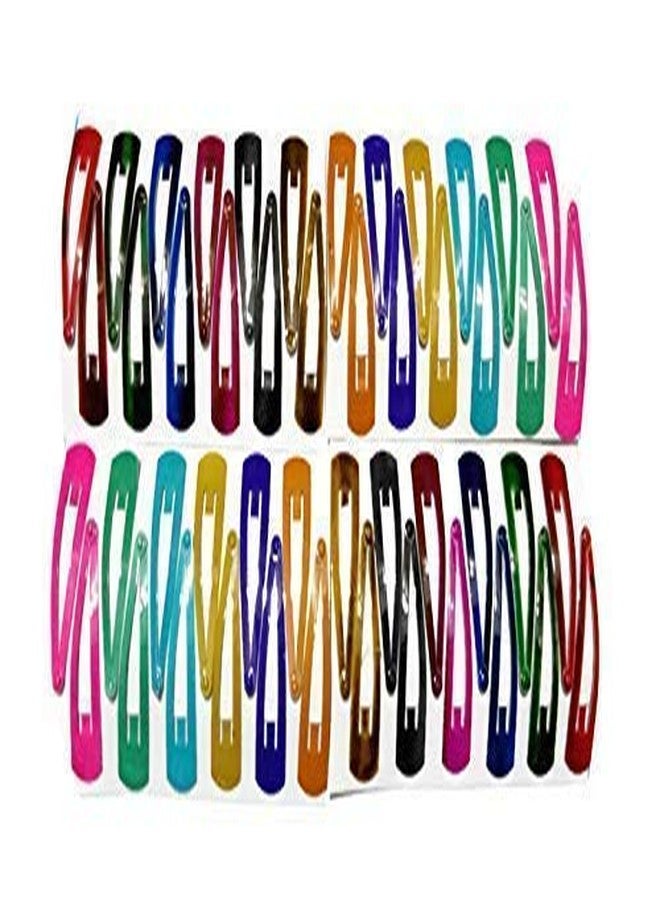 Vararo Multicolor Metal Triangular Tic Tac Hair Clips for Girls Toddlers Kids Women Accessories, Cute Design Hair Pins (Pack of 12) - Image 1