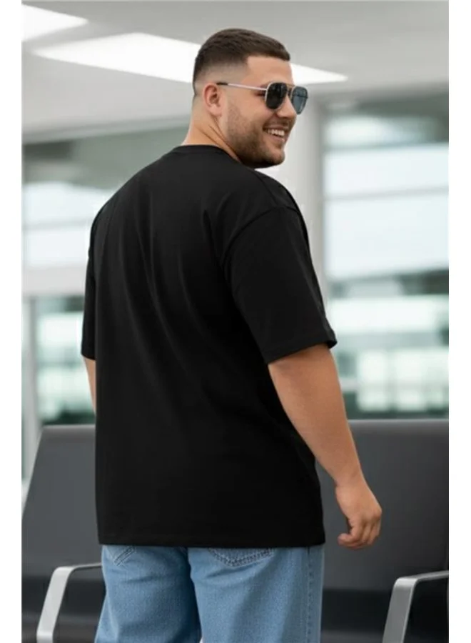 فيردو Veirdo Men’s Oversized , Plus Size  & Regular Fit T-Shirt | Premium Cotton Casual Tee