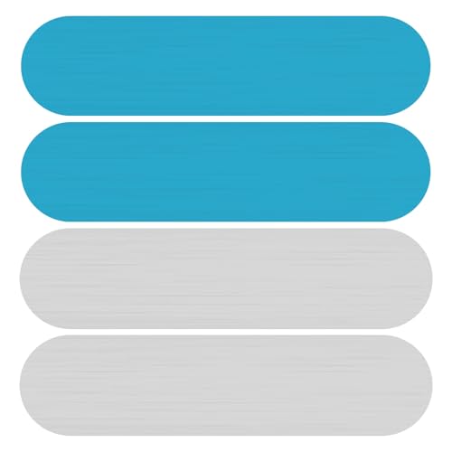 XIHIRCD 4 قطع شرائط مغناطيسية لإضاءة الخزائن، شرائط مغناطيسية بديلة قوية للصق تحت الإضاءة في الخزائن - Image 1