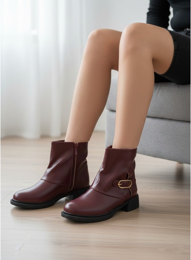 فيبراندا بوت نسائي أنيق بتصميم عملي - Image 2