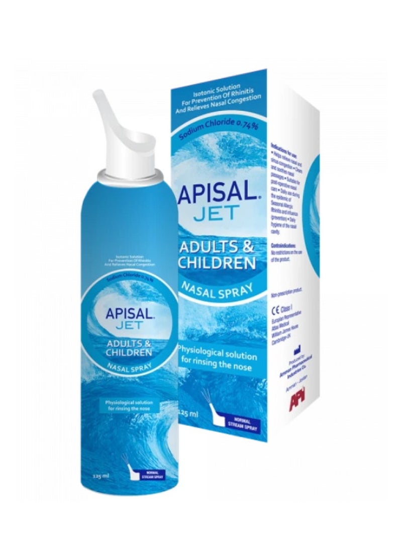 Apisal Jet Adult & Children Nasal Spray 125ml - Image 2