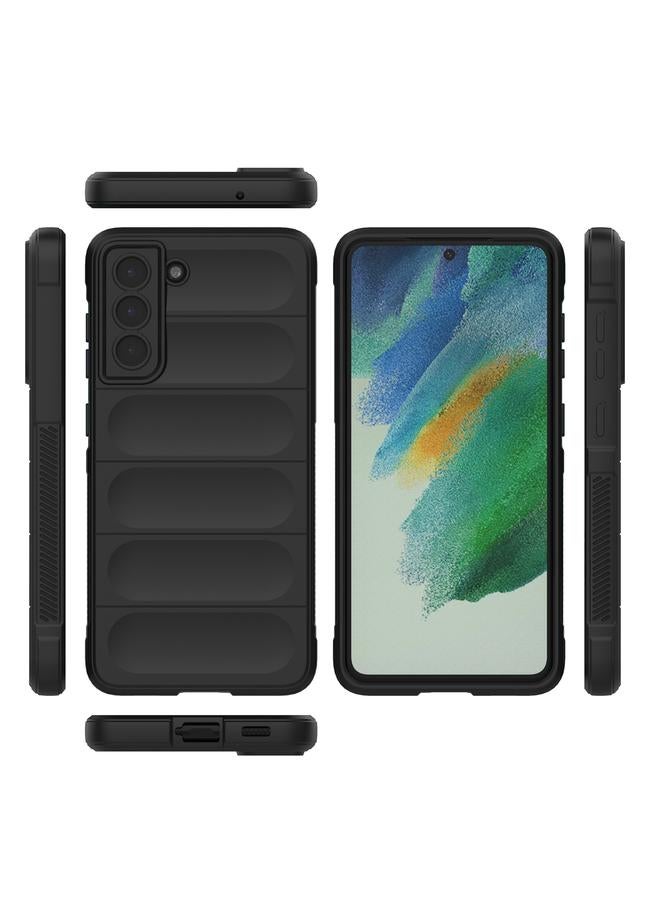 S-TOP Case For Samsung Galaxy S21 FE Magic Shield TPU + Flannel Phone Case - Image 3