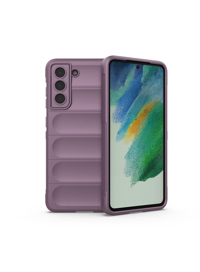 S-TOP Case For Samsung Galaxy S21 FE Magic Shield TPU + Flannel Phone Case - Image 1