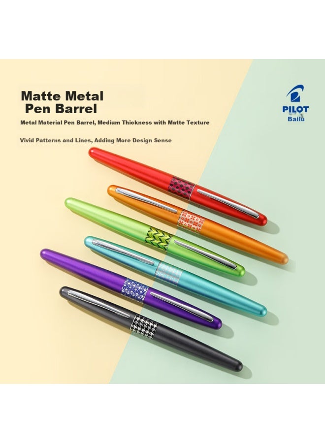 Pilot 88G Palace Style Fountain Pen Gift Set Business Signature Pen Calligraphy Pen Ink Set Birthday Gift Giving Gift Matcha Latte M Nib - Image 4