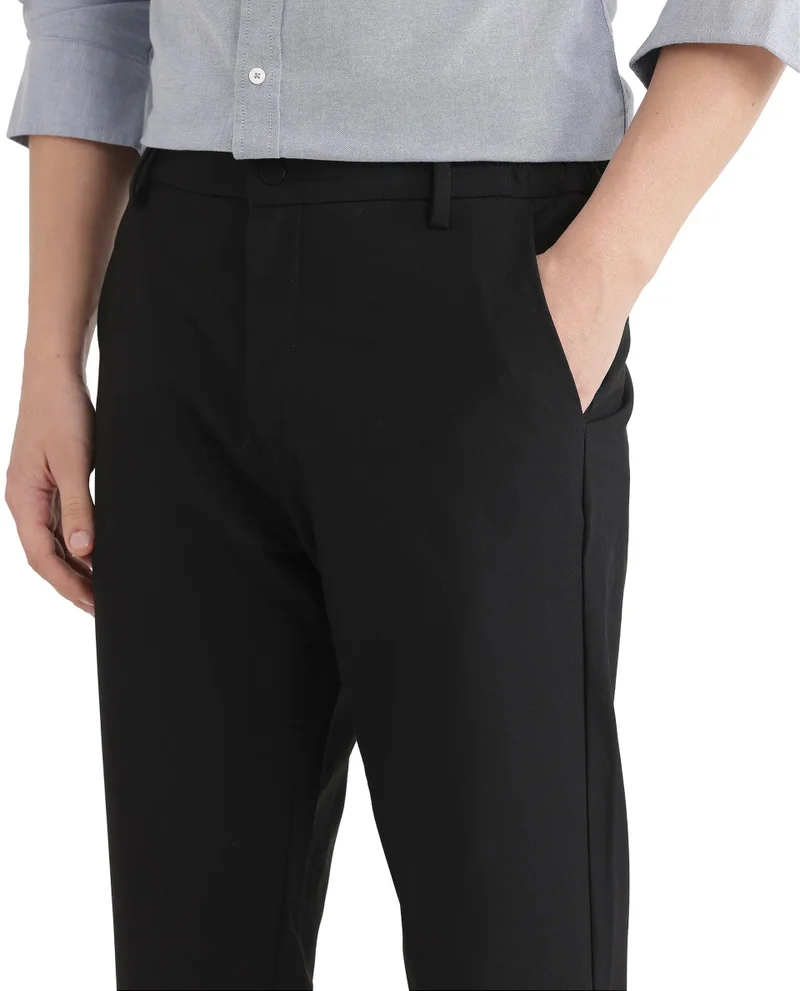 Rare Rabbit Men's Regular Fit Plain Trouser