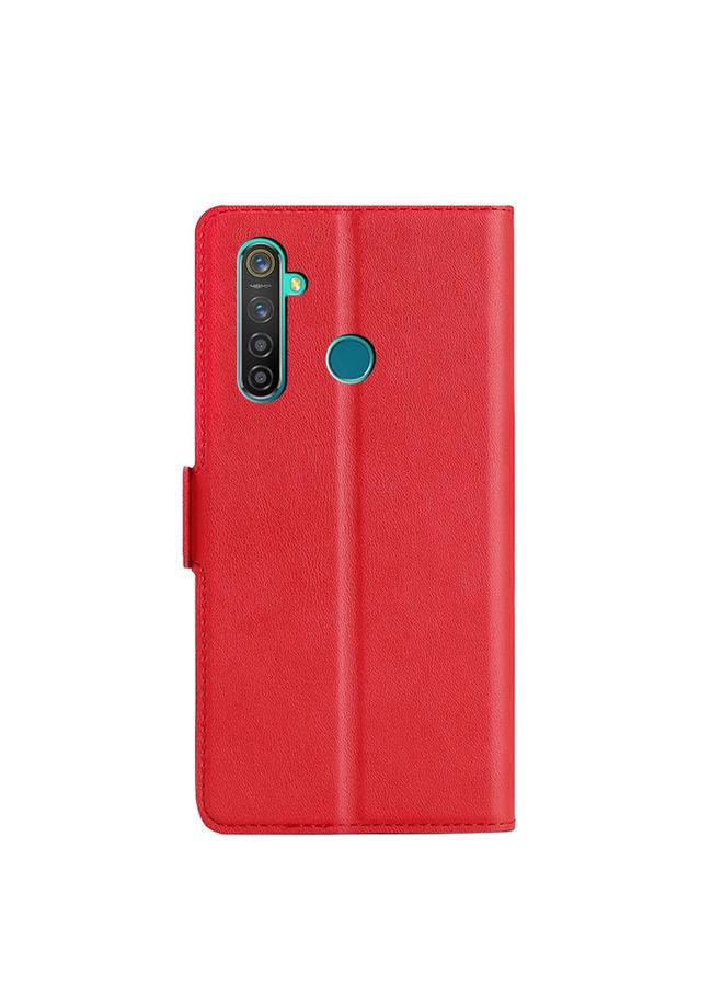 S-TOP Case For OPPO Realme Q Ultra-thin Voltage Side Buckle PU + TPU Leather Phone Case - Image 3