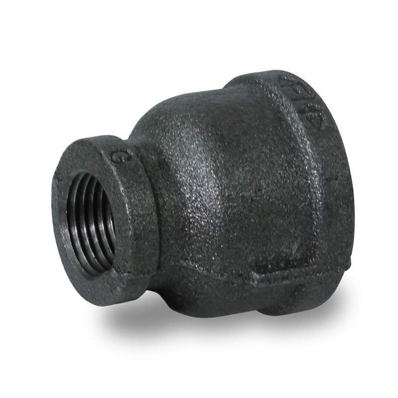 SUPPLYGIANT Supply Giant CNSD3364 114 X 34 Black Malleable Iron Reducing Coupling - Image 2