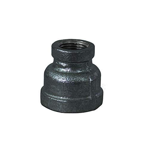 SUPPLYGIANT Supply Giant CNSD3364 114 X 34 Black Malleable Iron Reducing Coupling - Image 3