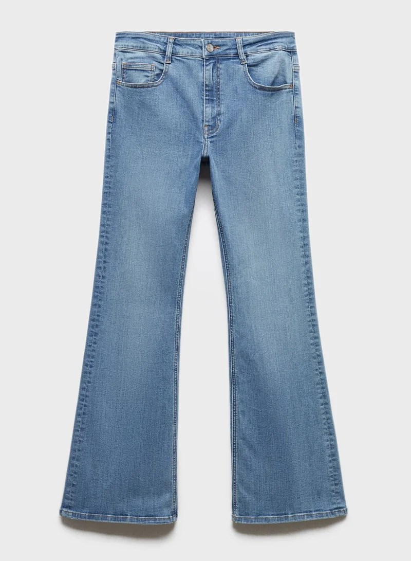 MANGO Youth Flared Jeans