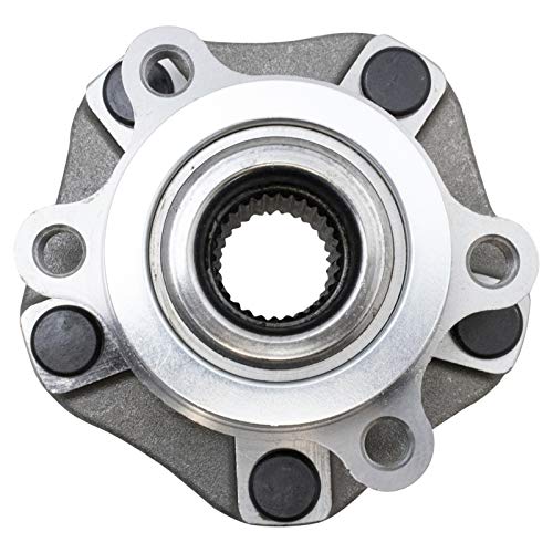 TRQ Front Driver Side Passenger Side Wheel Bearing & Hub Assembly with ABS Sensor Compatible with 2015-2018 Chevrolet City Express 2013-2017 Nissan Leaf 2013-2019 NV200 Sentra - Image 5