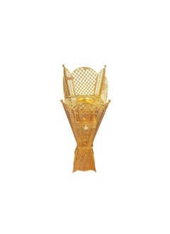 RSG Large Size Bukhoor Incense Burner with Drawer 100 cm tall Durable Arabic Style Oud Holder Charcoal Censer Gold/Silver- 863  - Image 2