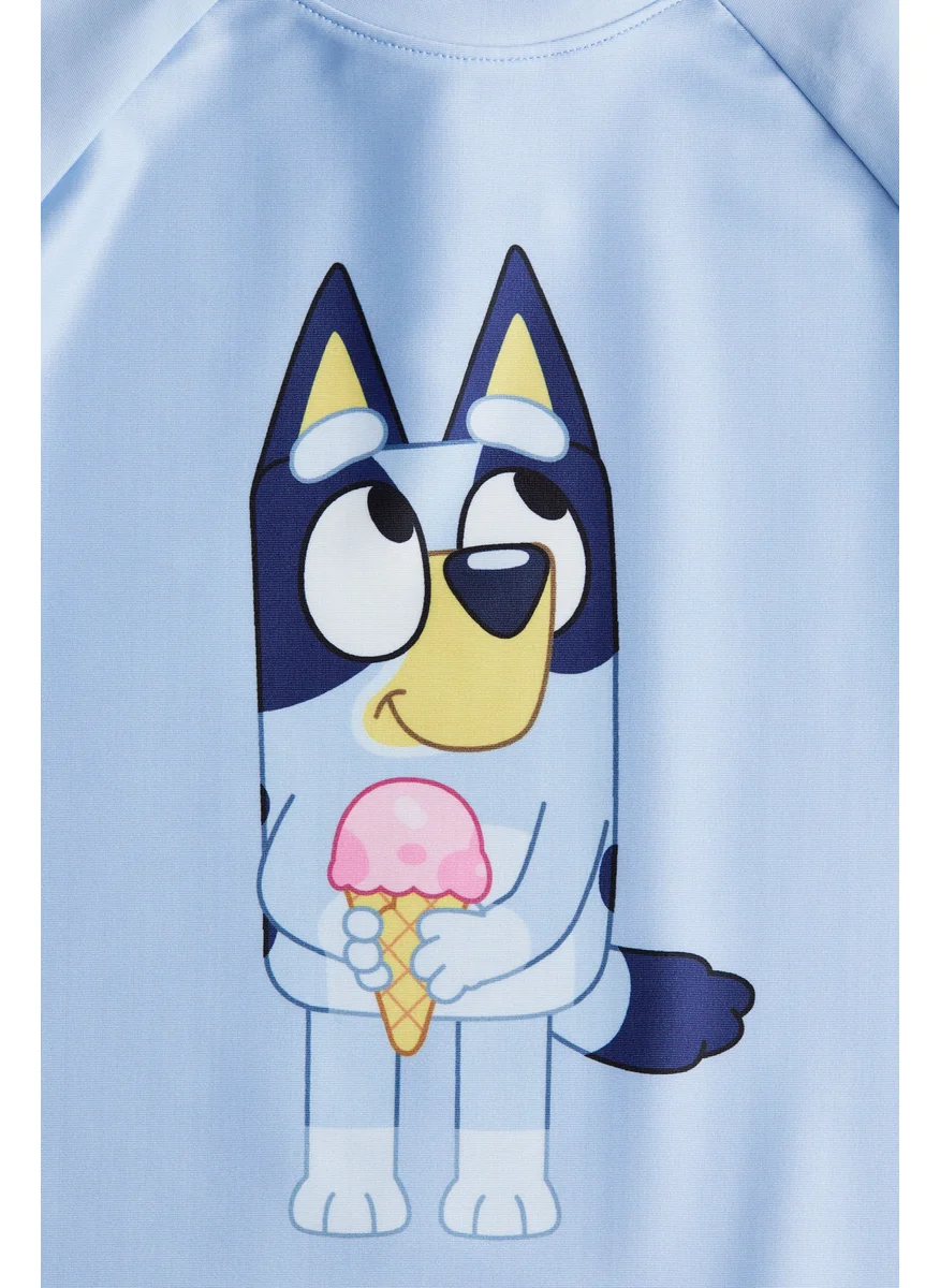 اتش اند ام Upf 50 Printed Swim Top