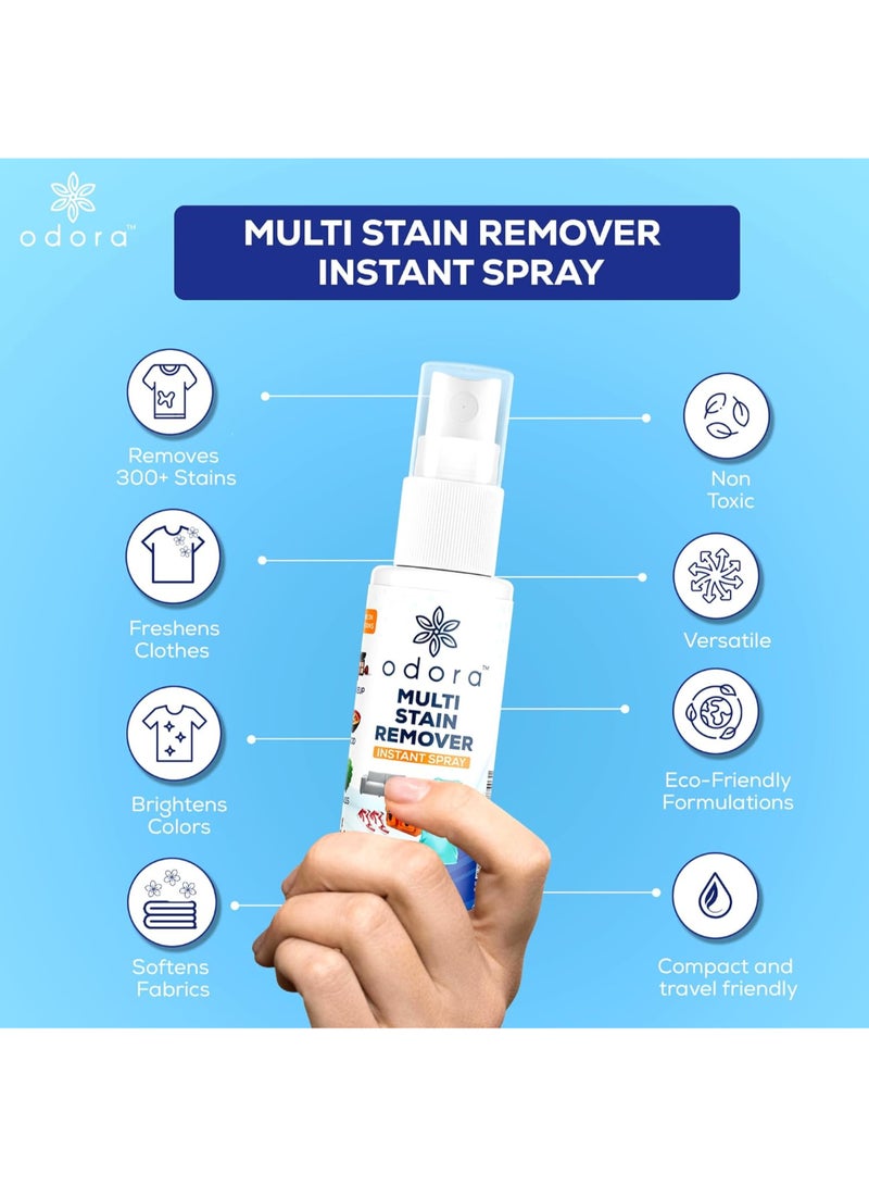 Odora Multi Instant Stain Remover Spray – Removes 300+ Stains, Quick And Easy to use on Clothes, Shoes, Sofas And Carpet, Free from Bleach, Peroxide, Chlorine, or Parabens, Travel-Friendly 250ml - Image 4