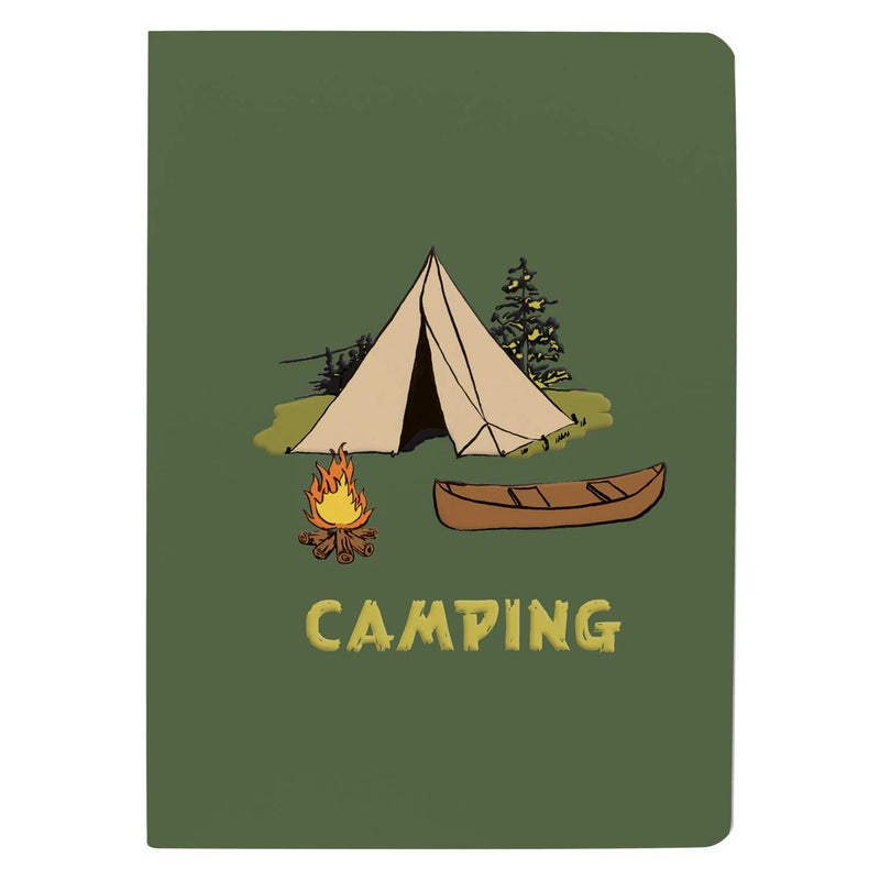 The Unemployed Philosophers Guild Camping Passport Sized Mini Notebook - Image 1