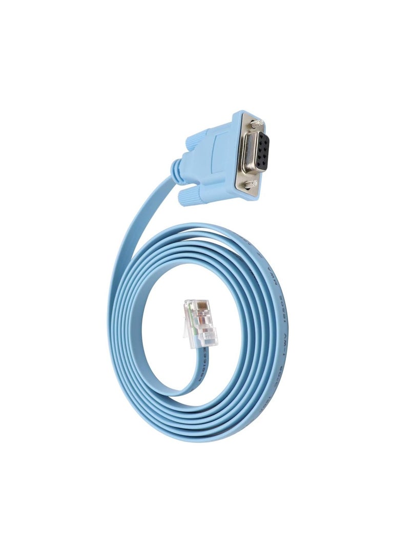P403-006 Cisco Serial Rollover Console Cable – Connect PC or Laptop to Cisco Device via Console Port, 1 Meter - Image 1