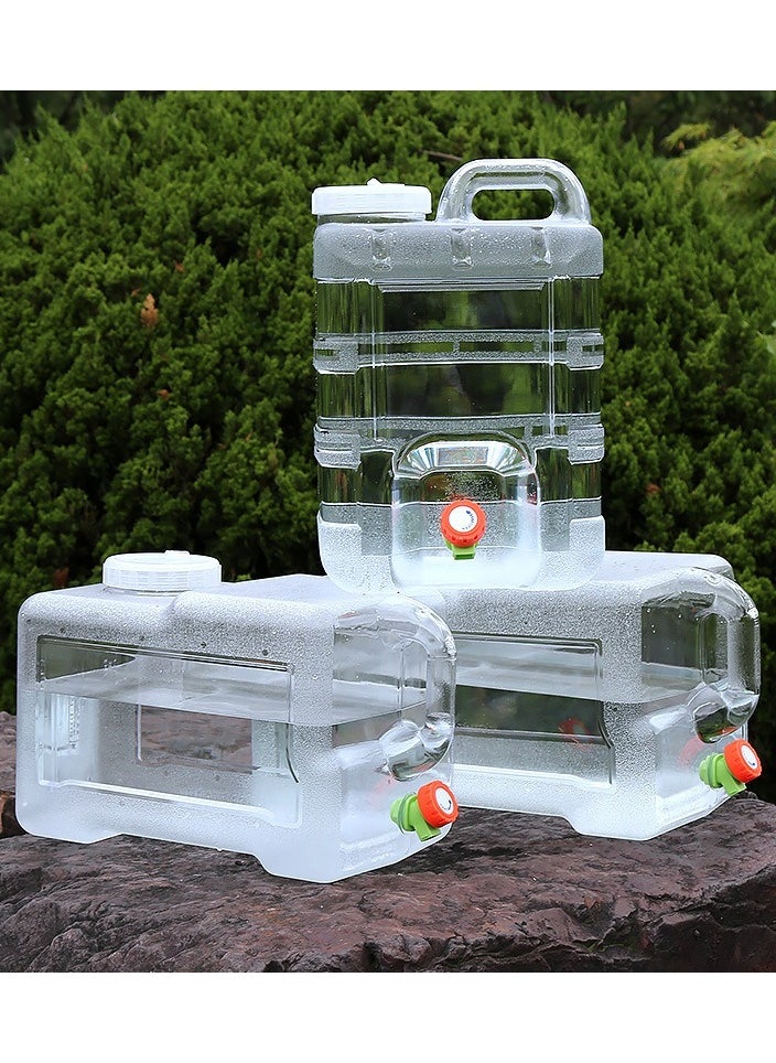 Generic - Water Storage Containers Camping Water Container 12/18L Portable Large Water Tank with Faucet for Outdoor Camping Picnic Hiking Car Driving Home Emergency Water Storage - Image 1
