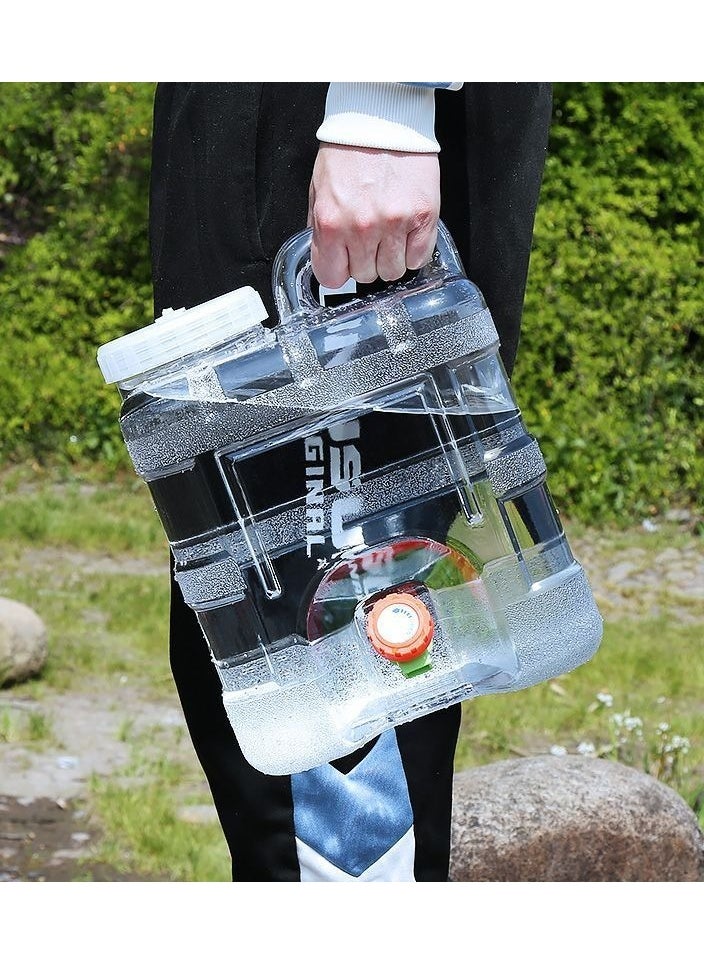 Generic - Water Storage Containers Camping Water Container 12/18L Portable Large Water Tank with Faucet for Outdoor Camping Picnic Hiking Car Driving Home Emergency Water Storage - Image 1
