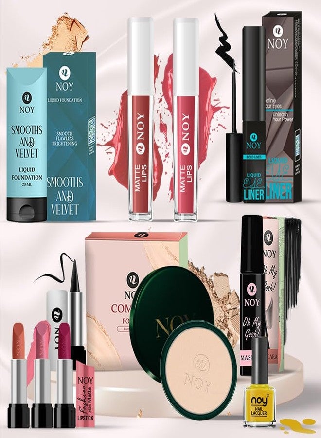 NOY Pro Beauty Kit Chic Glamour Kit A Premium Collection of Beauty Products to Help You Achieve Effortlessly Beautiful and Sophisticated Looks #11K421 - Image 1