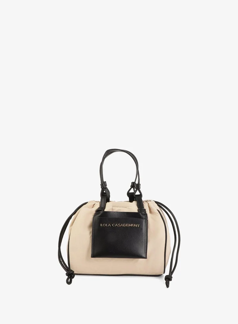 لولا كساديمونت Mini shopper combined nylon and PU