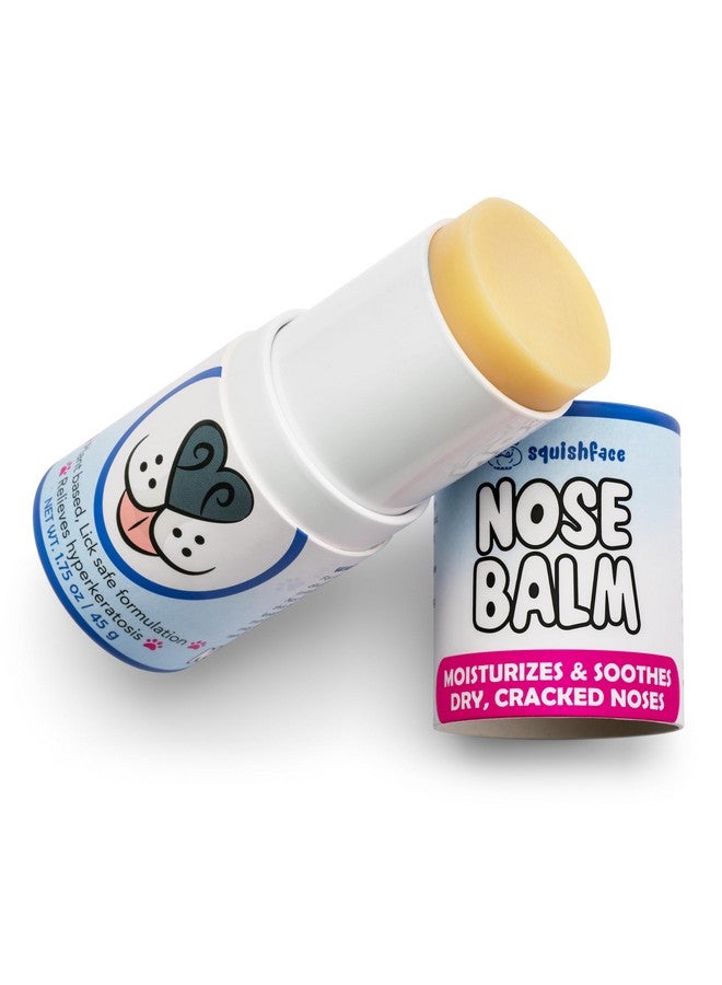 Squishface Nose Balm - Soothe & Protect Dry, Cracked Dog Snouts - Plant-Based, Lick-Safe Formulation to Aid in Relief of Hyperkeratosis - Great for All Breeds! (1.75 oz) - Image 1