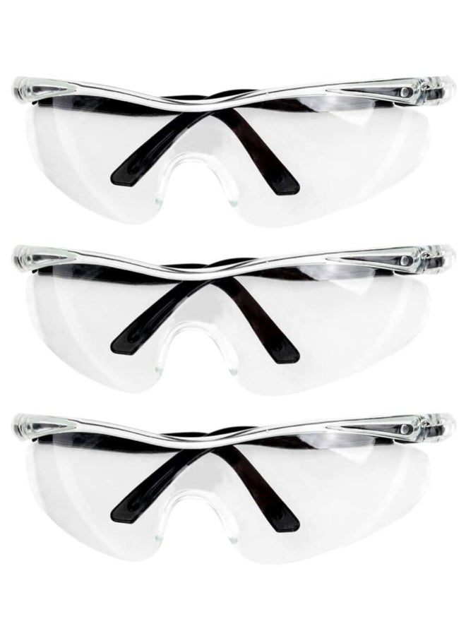 Generic KASTWAVE Transparent Eyes Protective Glasses Full Eyes Protection Goggles for Kids men and women, Prevent Droplets and Waterproof, Windbreak sand for Outdoor, Bike Race, Travel, Pool Swimming Party  - Image 2