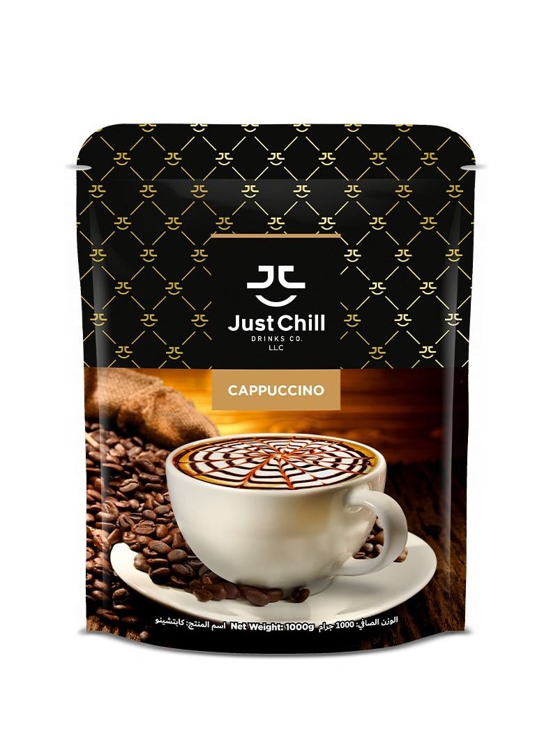 Just Chill Drinks Co. - Cappuccino Beverage Premix 1000g - Image 1