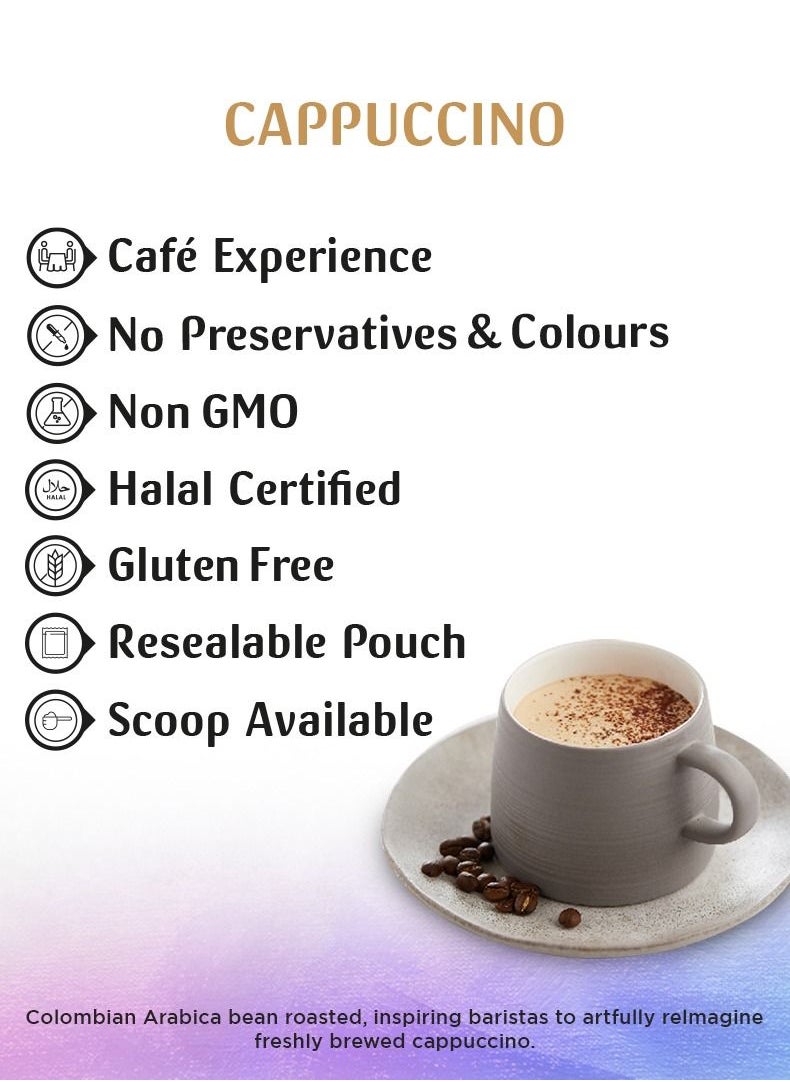Just Chill Drinks Co. - Cappuccino Beverage Premix 1000g - Image 1