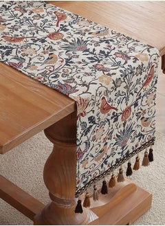 Generic American retro long table runner, tea table, table cloth and flag, light luxury jacquard embroidery long tablecloth 30*180cm  - Image 1