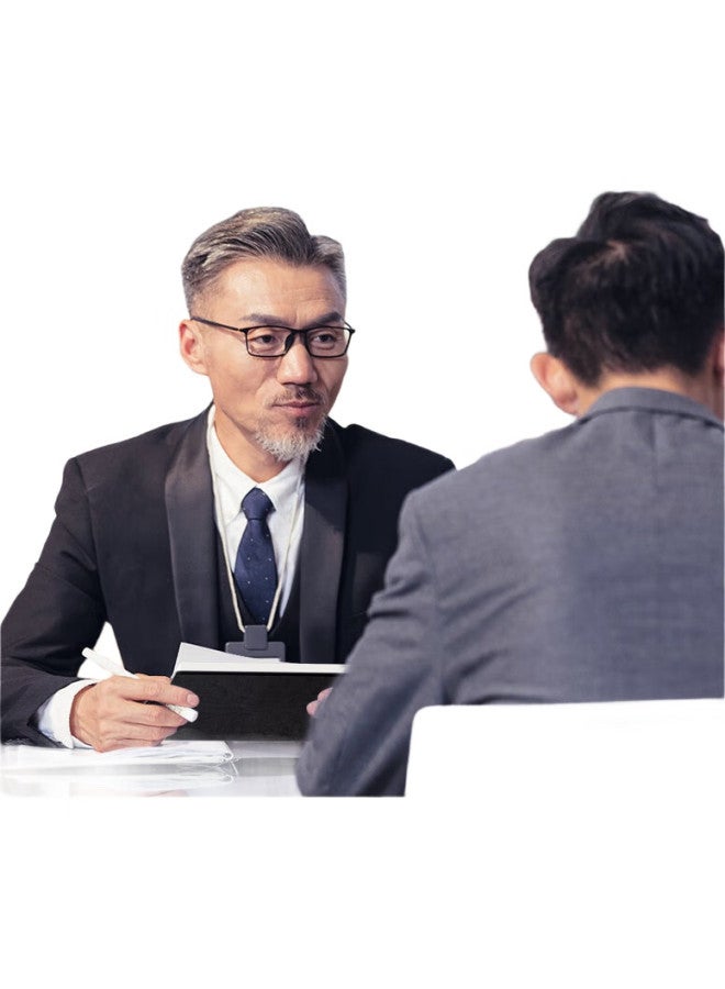 Deli Customizable Leather Notebook, 25K 160 Sheets, Thick Business Meeting Notebook, Journal, Diary, 3186 Black - Image 1