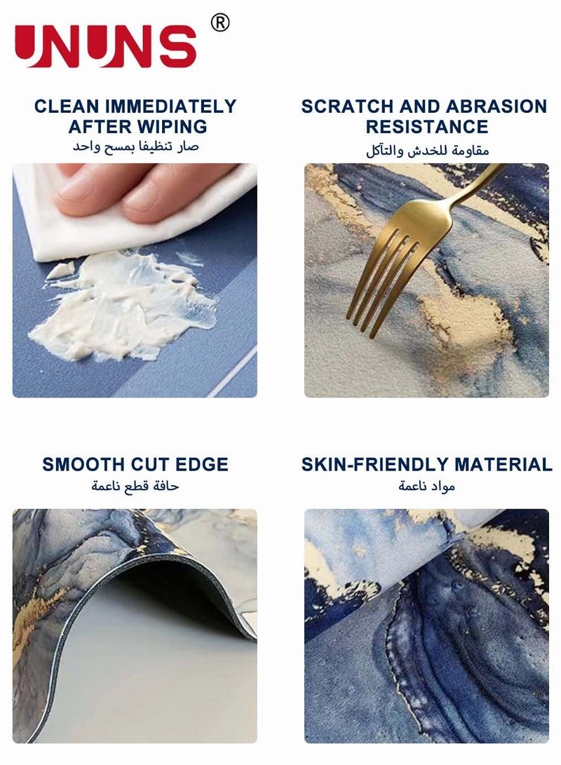 UNUNS Bath Mats For Bathroom,Fast Drying Bath Mat,Rubber Non-Slip Bottom,Super Absorbent Floor Mats,50x80cm - Image 5