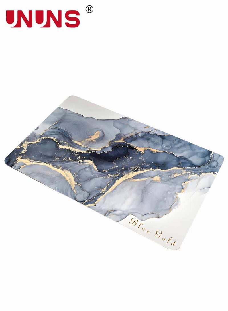 UNUNS Bath Mats For Bathroom,Fast Drying Bath Mat,Rubber Non-Slip Bottom,Super Absorbent Floor Mats,50x80cm - Image 2