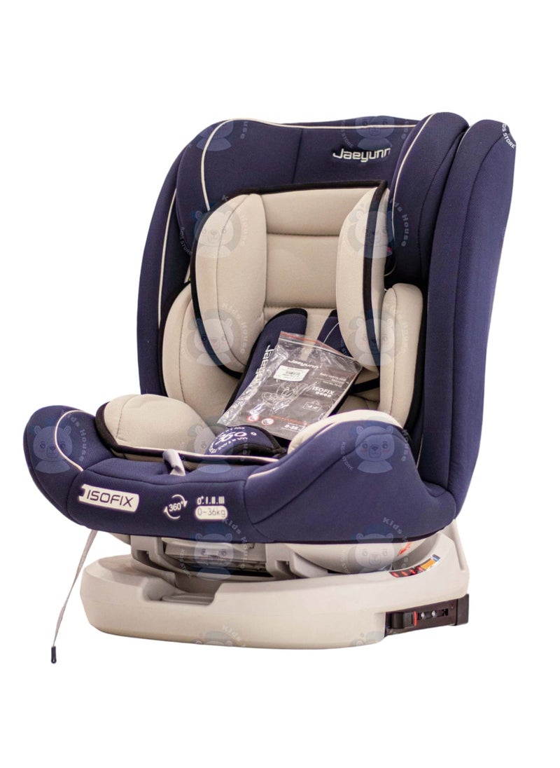 360-degree car seat, a car seat that includes all features for children, for boys and girls.