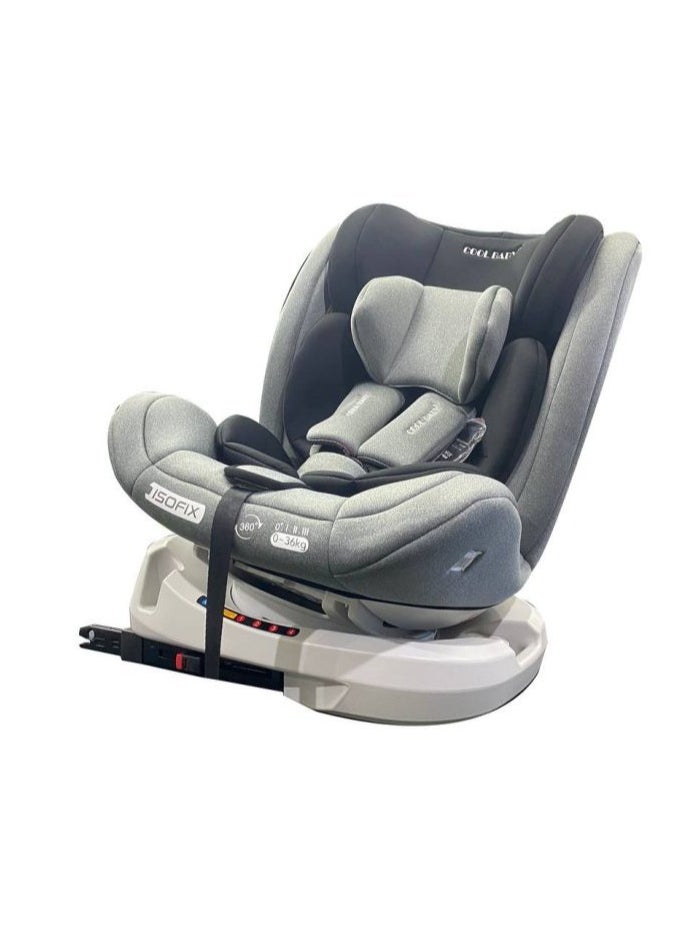 360-degree car seat, a car seat that includes all features for children, for boys and girls.