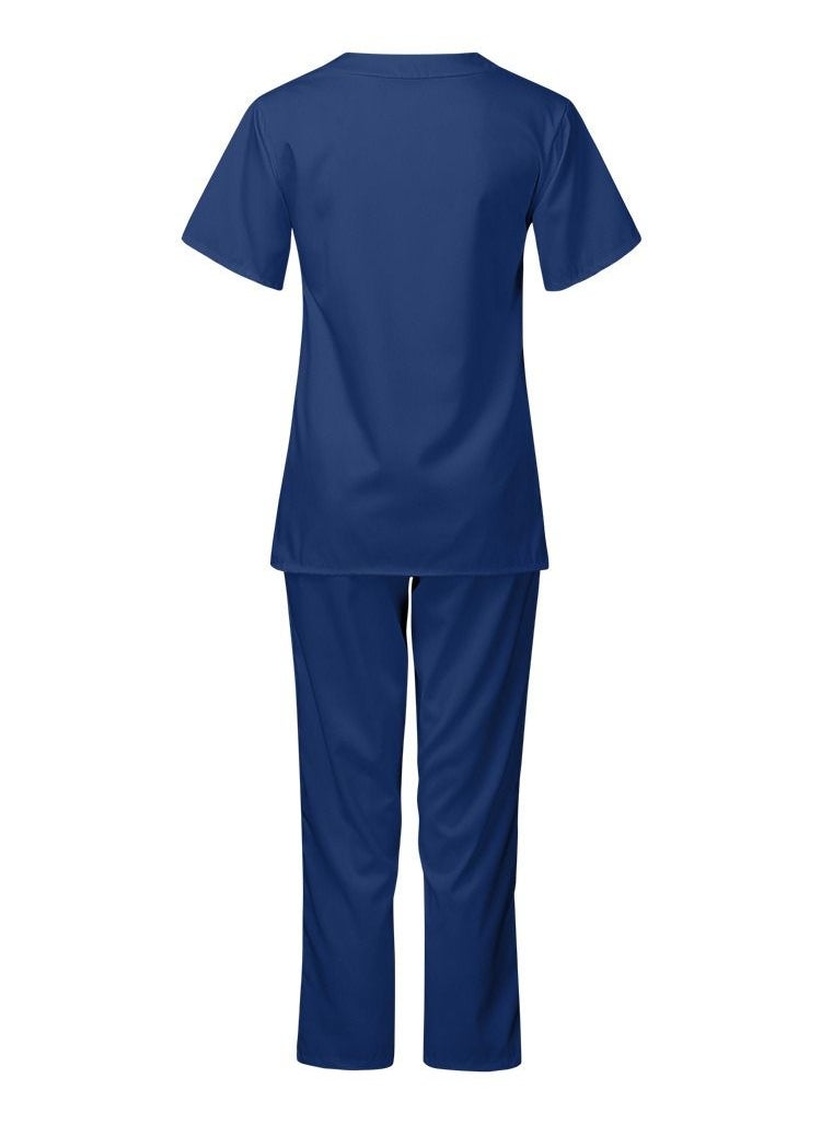 Generic - Medical Uniform Women's Scrub Set Top and Pants (M) - Image 1