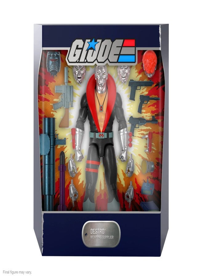 Super7 ULTIMATES! G.I. Joe Destro - 7" G.I. Joe Action Figure with Accessories Classic Cartoon Collectibles and Retro Toys - Image 2