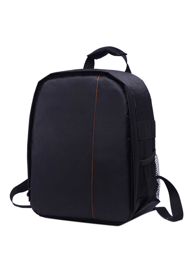 NIBEMINENT Nylon DSLR Camera Backpack With Rain Cover Black  - Image 1