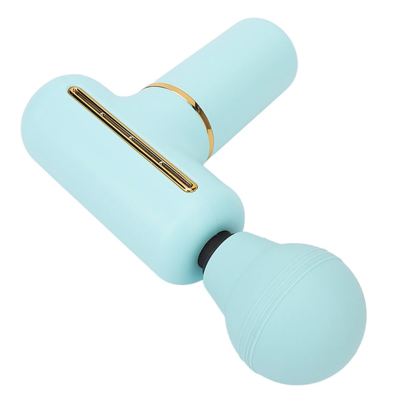 Mini Muscle Percussion Massager Deep Relaxation Portable Handheld 4 Speed Vibration Body Massage Machine for Athletes Blue - Image 4