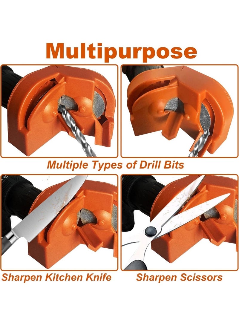 Sharpener, Drill Sharpener,Portable Drill Sharpener, Multi-purpose Drill Sharpener with 4 Grinding Wheels, Suitable for All Drill Bits - Image 3