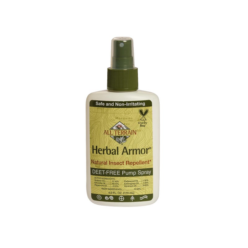 All Terrain Herbal Armor DEET-Free Pump Spray 4oz. Insect Repellent, Plant-Based and All-Natural Bug Repellent, Safe for Family and Pets, Mosquito and Bug Protection - Image 1