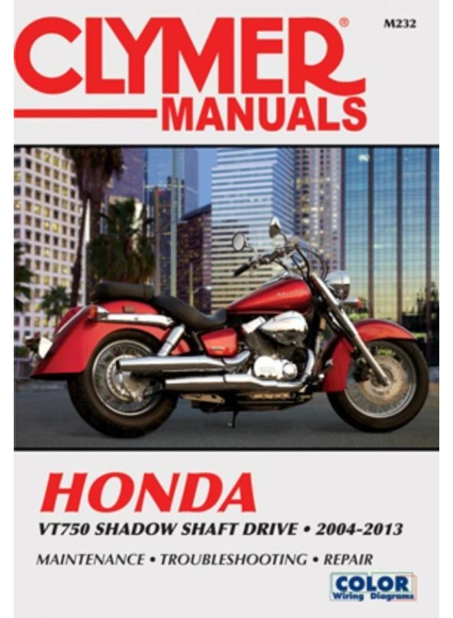 Honda VT750 Shadow Shaft Drive Motorcycle (2004-2013) Service Repair Manual : 2004-13