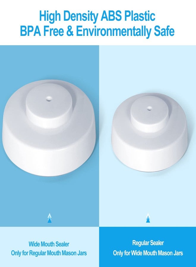 Prettyia Mason Jar Sealer and Accessory Hose Compatible with FoodSaver Vacuum, a Manual Portable Pump Can Opener, Kit for Ball Regular & Wide-Mouth, kitchen Tools, White - Image 3