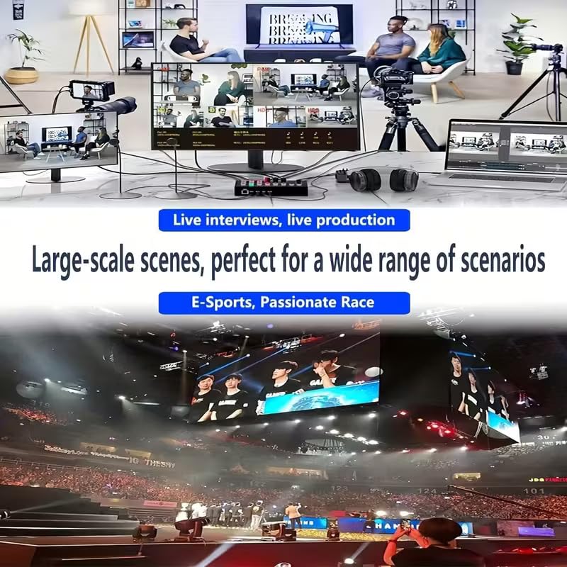 MICROWARE FHD 4 Channel hdmi Video Recorder Mixer for Live Streaming 4xhdmi usb3.0 switcher Video Recorder for Tapes osd Camera - Image 5