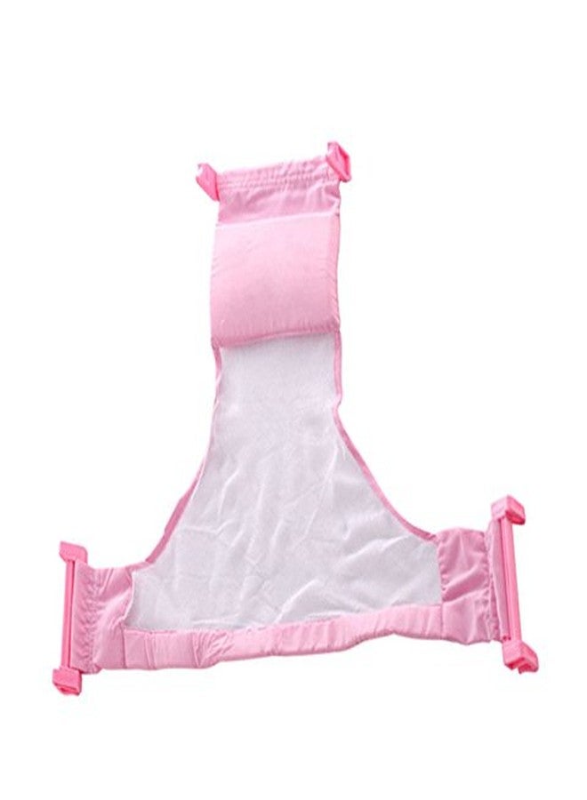 Nema NM Mini Adjustable Baby Bath Net Safety Seat Support-Pink - Image 1