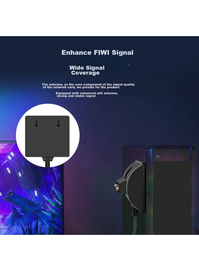 Eb-link Pcie Wireless Network Card Extension Antenna Base, Wifi Dual-band 2.4g/5g Antenna Router, Sma High-gain , 2 Meters - Image 2