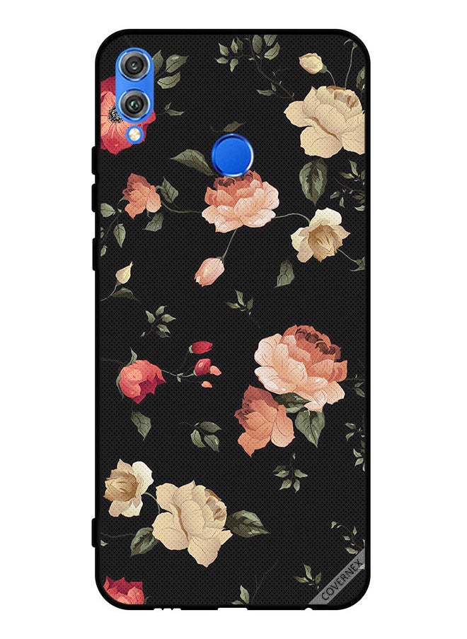 Covernex Protective Case Cover For Honor 8X Colorful Lotus  - Image 1